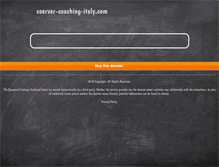 Tablet Screenshot of coerver-coaching-italy.com